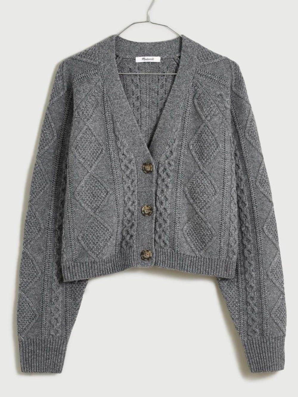 Madewell Tan Wool Blend Cardigan